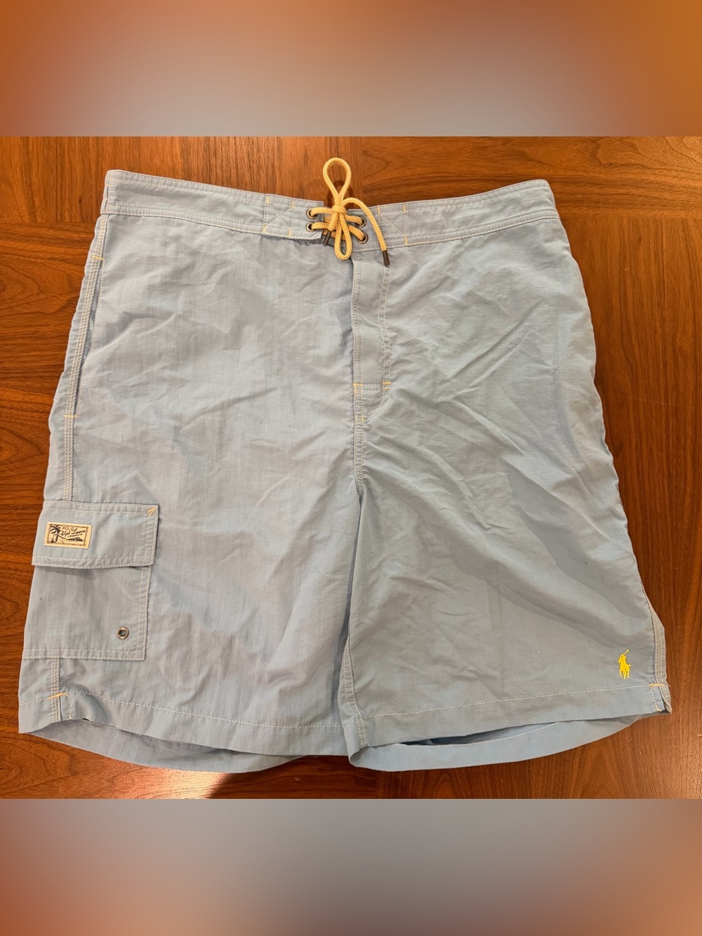 Polo Ralph Lauren Baby Blue Size Large Swim Trunks Shorts